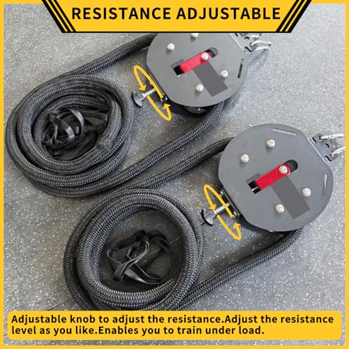 Endless Rope Trainer with Adjustable Resistance, Portable Rope Pull Machine for Home Gym & Strength Training, Hanging Infinity Pulley System for Cardio & Full Body Workout