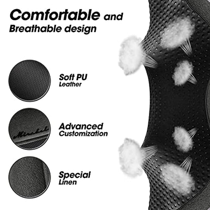 Mirakel Shiatsu Neck & Back Massager with Heat - Deep Tissue Neck, Back & Shoulder Pain Relief - Ergonomic Design Shoulder Massager, Electric Kneading Whole Body Massage Pillow Gifts for Women, Men - color: Gun Gray Green