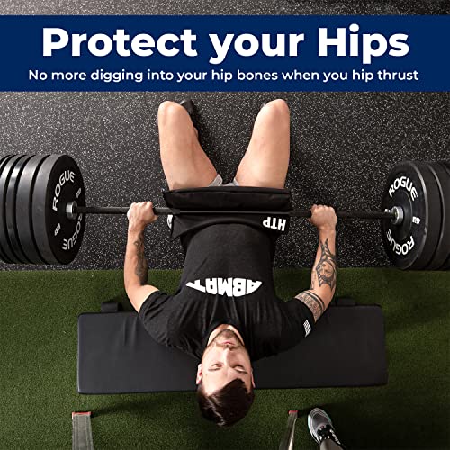 ABMAT Hip Thrust Pad Booty Glute Bridge Butt Workout, Protective Extra Thick pad for Barbell Weightlifting