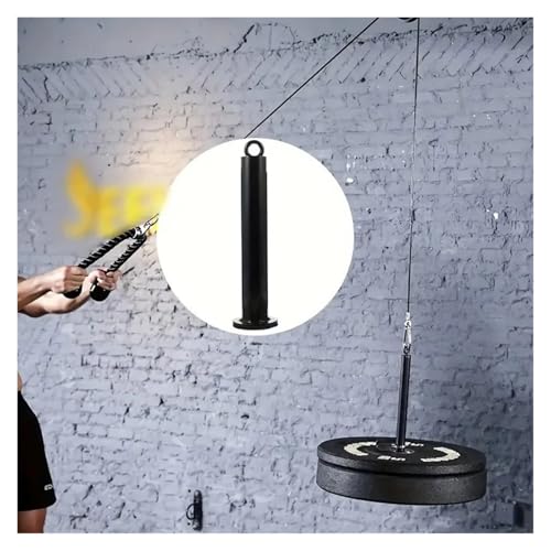 Gym Loading Pin Stainless Steel Fitness Pulley Cable System Attachment Dumbbell Rack Barbell Slice Support Frame for Weight Lift - color: 22cm