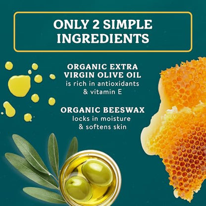 Badger Balm Unscented, 100% Organic Olive Oil & Beeswax, Fragrance Free Hand Cream, Long Lasting Sensitive Skin Moisturizer, 2 oz Tin - size: 2 Ounce (Pack of 1)