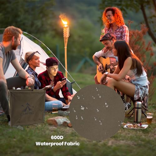 Throw Line Cube Bag, Easy Folding Arborist Throw Line Storage Portable Climbing Rope Organizer Basket for Tree Work, Outdoor Rope Accessories, Travel and Picnic