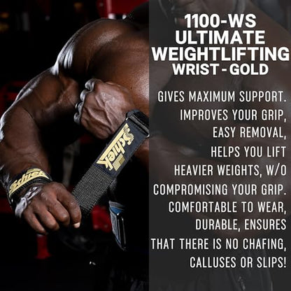 Schiek Sports Model 1100 WS Ultimate Weightlifting Wrist - color: Gold