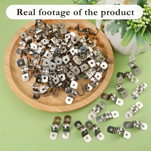 500 PCS 1/2 Inch Stainless Steel Rigid Pipe Strap, M12 Conduit Clamps, U Bracket Mounting Clamps with Two Hole, U Tube Pipe Clamp for Chemical Industry, Commercial - size: 500 PCS 1/2 Inch