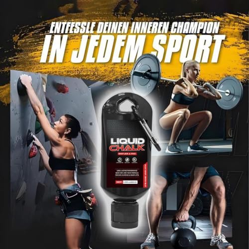 Liquid Chalk Gym 50ml Anti-Slip Lifting Supplies | Rock Climbing Chalk for Men Women Powerlifters Weightlifters Athletes Gymnasts Trainers Competitors Gym Studio Bouldering