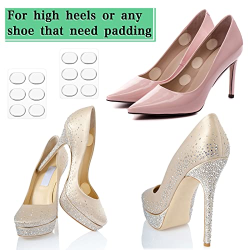 34 Pcs Silicone Shoe Strap Cushion Inserts for Sandals, Heels & Slingbacks | Heel Grip Pads, Pointed Toe Support, Anti-Slip Strap Liner, Women's Thin Insole