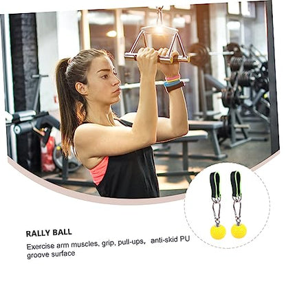 Wrist Exercise Grip Ball for Climbing Training Finger Strength Exerciser Hanging Rings Sturdy PVC Material for Hand Grip Training and Pull-up Enhancement