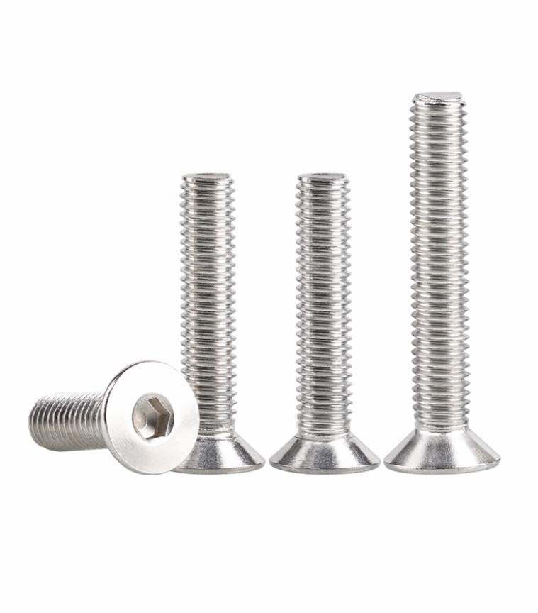 5Pcs 1/4-20x2 Flat Head Socket Cap Screws Bolts Countersunk Bolts, Stainless Steel 18-8 (304), Bright Finish, Allen Socket Drive - size: 1/4-20x2(5Pcs)