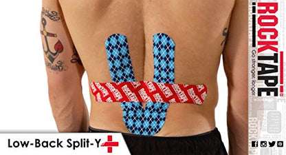 RockTape Highly Water-Resistant Kinesiology Tape - color: H2o Black