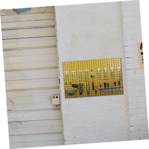 1pc Galvanized Steel Pegboard Rack Tool Organizer for Garage Multi-Functional Hanging Board and Sturdy Design Easy Installation Accepts Hooks and Accessories