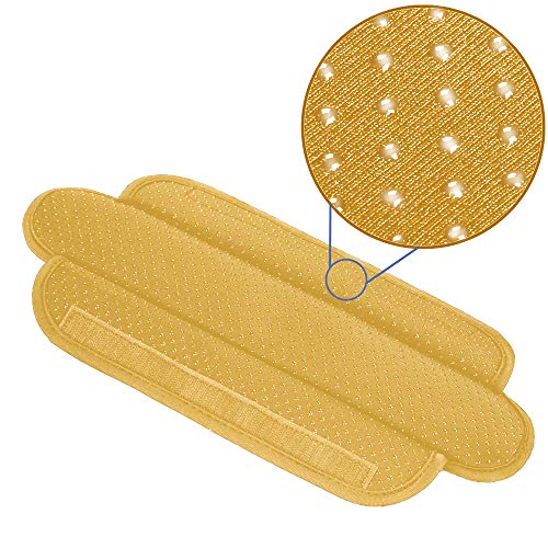 Ultra Thick & Breathable Universal Shoulder Pad Cushion for Bag - Long & Comfort - color: Yellow