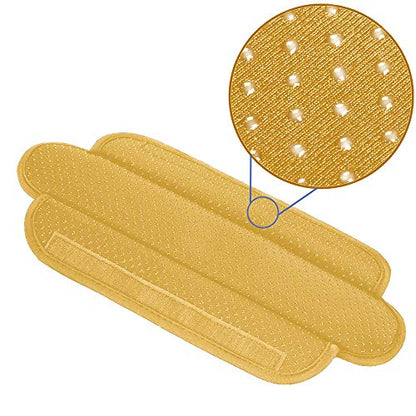 Ultra Thick & Breathable Universal Shoulder Pad Cushion for Bag - Long & Comfort - color: Yellow