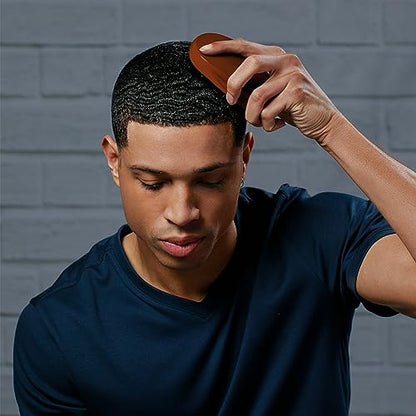 Diane Premium 100% Boar Bristle Military Wave Hair Brush for Men, Medium Firm Bristles for Thick, Curly or Coarse Hair, Use for Detangling, Smoothing, Wave Styles, Soft on Scalp, Restores Shine - style: Military Brush
