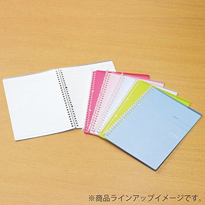 Kokuyo Campus Smart Ring Binder, B5 Yellow Green Refillable Binder Notebook 26 Holes with 10 Extra Loose-Leaf Paper, Up to 25 Filler Papers for Work & Study (RU-SP700YG) | Campus Refillable Notebook 26 Holes with 10 Extra Loose-Leaf Paper in 6mm Dot Ruled