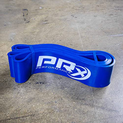 PRx Performance - Resistance & Stretch Band - Perfect for Pull-ups, Chin Ups, Muscle Ups, Power Lifting, Physical Therapy, Mobility Bands, Exercise Bands - color: Blue
