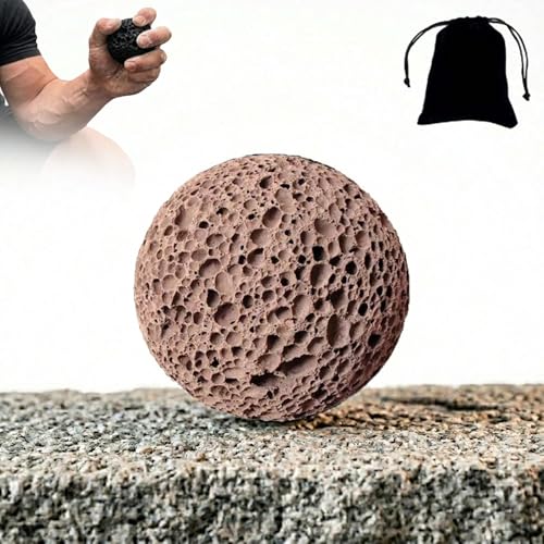 Callus Ball for Hand, Anti-Sweat Rock Climbing Grip Trainer, Moon Grip Ball Callus Rock, Build Callus Fast, for Rock-Solid Hands, for Gym,Climbing, Lifting - color: Red * 2Pcs, size: 1.57in