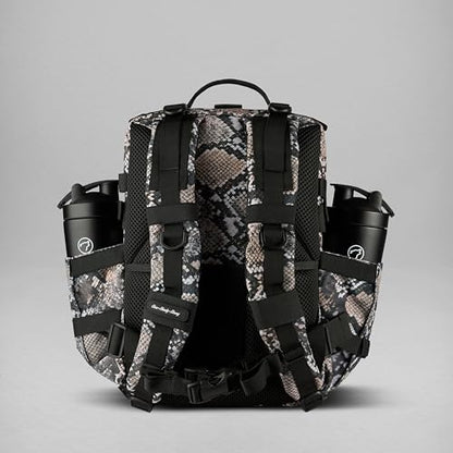 WOLFpak 35L Athletic Gym Backpack - Durable 1000D Waterproof Oxford Material with MOLLE Webbing, Laptop Pocket - color: Python