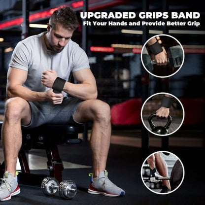 WSAKOUE Lifting Straps, Weightlifting Straps, Deadlift Straps with Padded Neoprene for Power Lifting, Bodybuilding, Gym Workout, Strength Training & Fitness Workout, Resistance - color: Blue