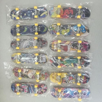 Generic Fingerboard Skateboard Set with Fun Random Patterns, 5 Pack, Children's Gift, Skateboard Prop