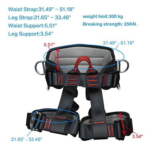 Climbing, Safety Safe Seat Belt for Outdoor Tree Climbing, Outward Band Expanding Training Large Size,Climbing Gear
