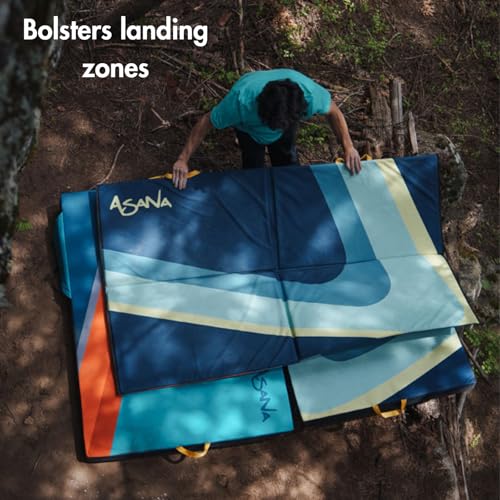Asana VersaPad - Revolutionary Supplemental Bouldering Crash Pad - Sit Start Bouldering Mat, Climbing Crash Pad Gap Cover, Sport Mat & Essential Bouldering Gear - style: Lux