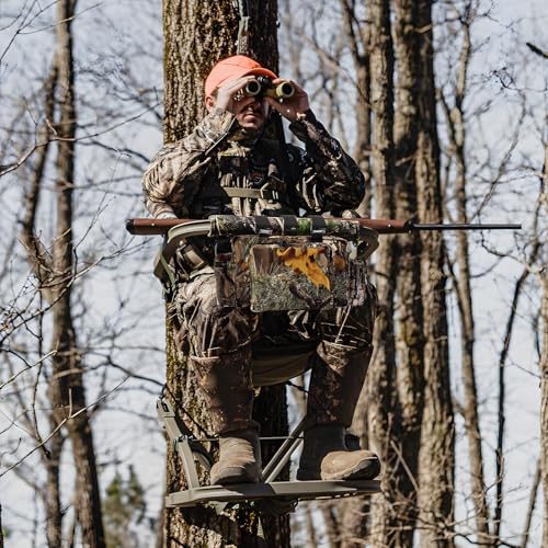 Front Storage Bag,Hunting Fanny Pack,Tree Stand Accessories for Hunting,Multiple Pockets Hunting Fanny Pack,Works with Climbing or Ladder Stands