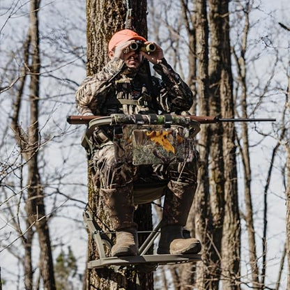 Front Storage Bag,Hunting Fanny Pack,Tree Stand Accessories for Hunting,Multiple Pockets Hunting Fanny Pack,Works with Climbing or Ladder Stands