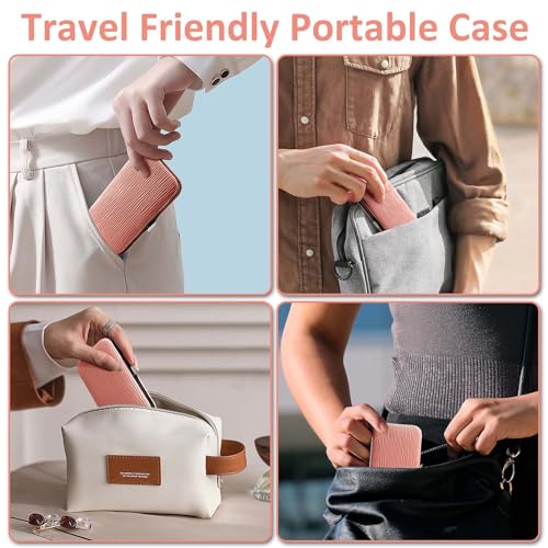 BLESWIN 10 in 1 Manicure Pedicure Kit, Manicure Kit for Women Professional, Mens Nail Grooming Kit, Manicure Tools Gift for Luxury Leather Travel Case for Family Friends (Pink & Purple) - color: 5-Gradient Pink & Purple