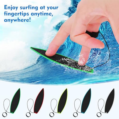 10PCS Finger Surfboard, Mini Surfboard, Finger Surfing Board for Car Riding, Finger Surfing Toys for Kids and Adults