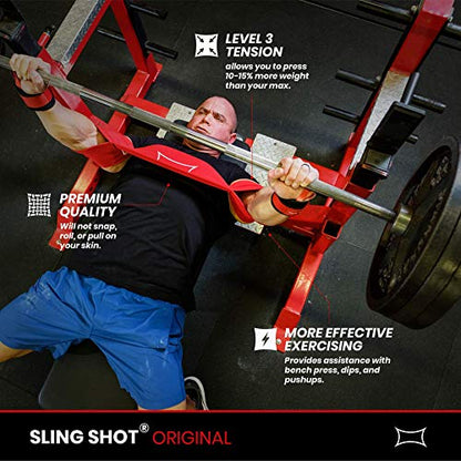 Sling Shot Mark Bell Original Exercise Resistance Band for Men and Women (Level 3) - size: 3X-Large