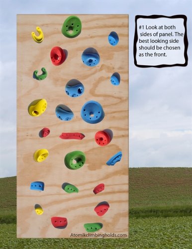Atomik Rock Climbing Holds 25 Screw-On Rock Climbing Holds Style 2 in Assorted Earth Tones