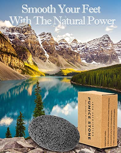 Maryton Natural Pumice Stone for Feet - Lava Foot Exfoliator Scrubber Pedicure Tools, Dead Skin Corn Callus Remover for Feet and Hands, 1 Count - style: 1pcs Pumice Stone