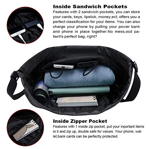 Peicees Waterproof Drawstring Sport Bag Lightweight Sackpack Backpack for Men and Women | Waterproof - color: A_gray