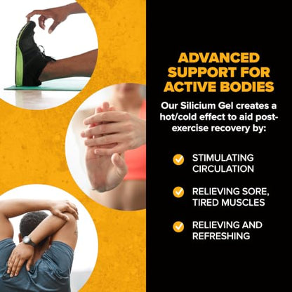 Climbskin Friction Labs Organic Silicium Gel - Fast Absorbing Balsamic Body Gel for Sore Muscle Relief, Joint Pain, Tension, Post-Workout Recovery - Lightweight, Non-Greasy - 90ml
