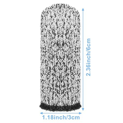 60 Pcs Breathable Cut Resistant Finger Cots Reusable Durable Non Slip Finger Thumb Protector Fingertip Covers Cut Resistant Fingertip Protectors for Kitchen Food Cutting Sculpture Work Supplies