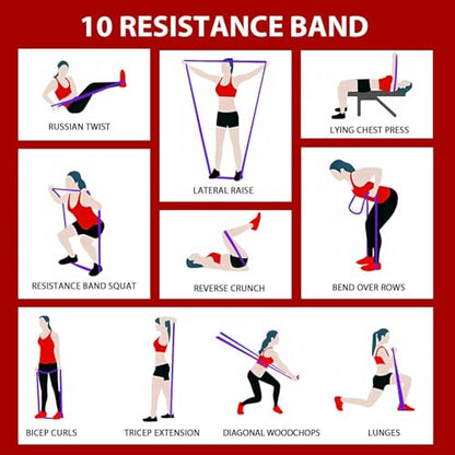 Pull Up Bands, Resistance Bands, Exercise Bands for Full-Body Training | Pull Up Assistance Bands Set for Men & Women, Fitness, Physical Therapy, Stretch Workout Bands at Home, Gym - color: yellow