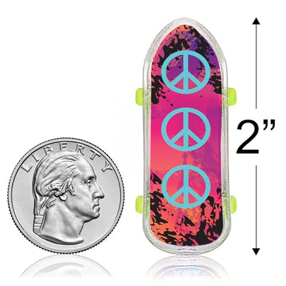 ArtCreativity 144 PCS Mini Finger Skateboards for Kids – 2 Inch Durable Fingerboard Toys in Assorted Designs – Skateboard Party Favor, Goodie Bag Fillers, Classroom Prizes, Toys 3+