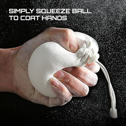 Beasty Chalk - Chalk Ball, 80 gram - Premium Gym Chalk in Refillable Sock - Non Toxic - Great for Climbing, Gymnastics, Weightlifting, Crossfit, Pool, Training