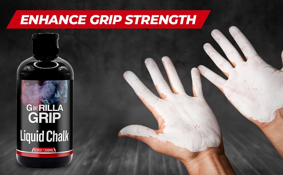 Liquid Chalk for Gym & Sports-Extra Strong Grip Lifting Chalk for Fast Drying,Weightlifting,Rock Climbing & Pole Fitness - style: 1x50ml