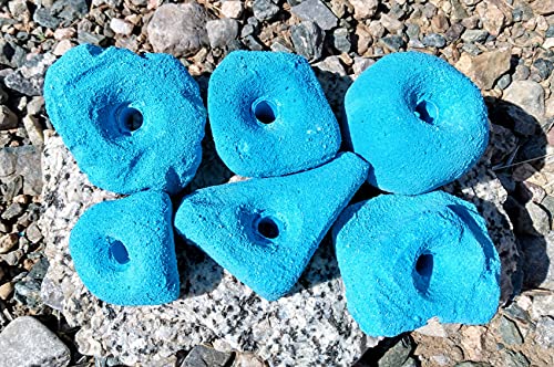 Medium Holds Climbing Pack of 6 Bolt-on Holds - color: white