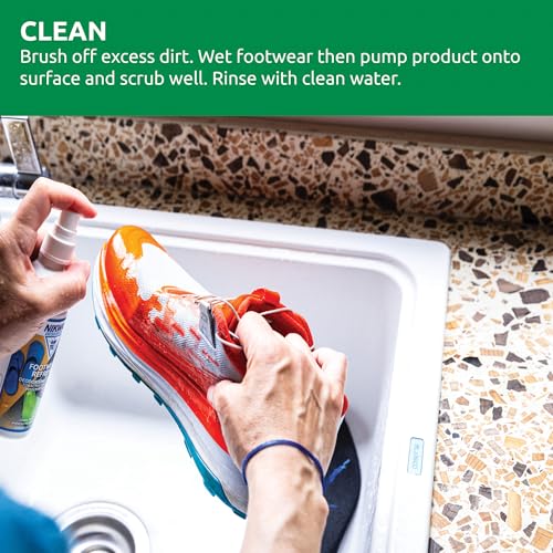 Nikwax Footwear Refresh, Cleaner for Active Footwear, Running Shoes, Sandals, Climbing Shoes, Insoles & Sneakers