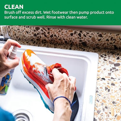 Nikwax Footwear Refresh, Cleaner for Active Footwear, Running Shoes, Sandals, Climbing Shoes, Insoles & Sneakers