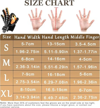 9th Generation Upgrade Rehabilitation Robot Gloves for Stroke Recovery – Hand Weakness & Hemiplegia Home Physical Therapy Device with Mirror Training & Multi-Mode (Right Hand, L) - size: Right Hand, L