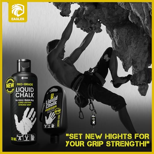 EAGLES Dry Hand Grip Enhancer, 1, 2 or 3 Pack Non-Sticky Anti-Slip Solution for Pole Dancing, Sweaty Hands Dry Grip for Football Tennis Golf Gymnastics Gaming Weightlifting Pole Fitness - size: 1 Pack Liquid Chalk