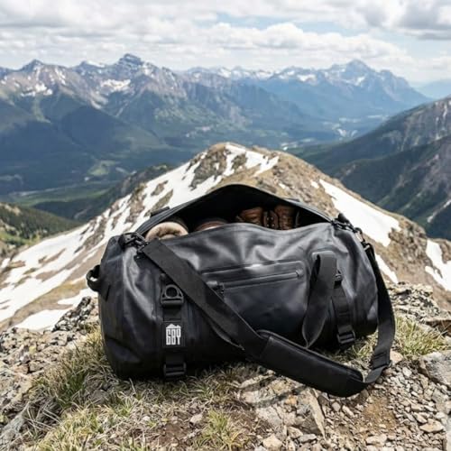 GBY Waterproof Dry Bag Duffle 56L – Large Travel, Camping & Outdoor Bag, Convertible Backpack, Sports, Gym, Durable & Portable