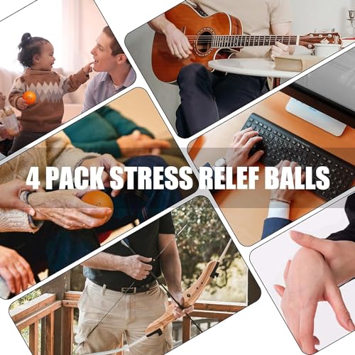 KDG Motivational Stress Balls(6 Pack) for Kids and Adults,Stress Relief Ball with Quetos to Rrelieve Anxiety and Manage Anger - color: 6 Pack