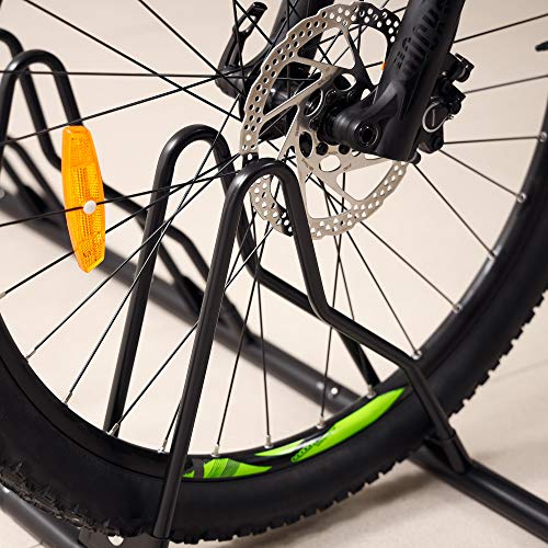 CyclingDeal Bicycle Floor Parking Rack Stand - for Mountain MTB Road Bike - Indoor Home Garage Storage - Classic 6 Bikes - size: 6 Bikes, style: Classic