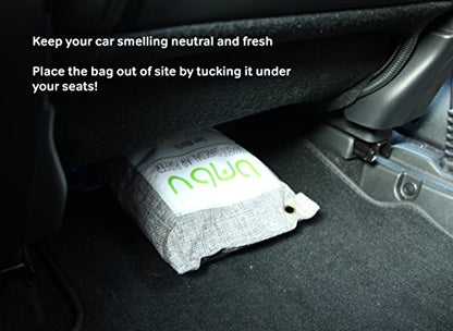 1000g Large Bamboo Charcoal Air Purifier Bag - Car Deodorizer Freshener - Remove Odor and Control Moisture in Your RV, Camper, SUV, Truck, Closet, Mobile Home, Storage - Non fragrant 1kg