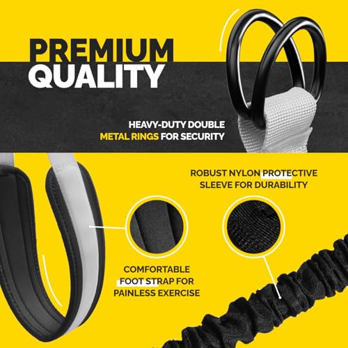 Pull Up Assistance Bands Set with 4 Levels, Adjustable Strap and Foot Rest | 50–200 lb stackable pull-up assistance, nylon-sleeved bands, adjustable support, reduced snap-back risk - color: Gray