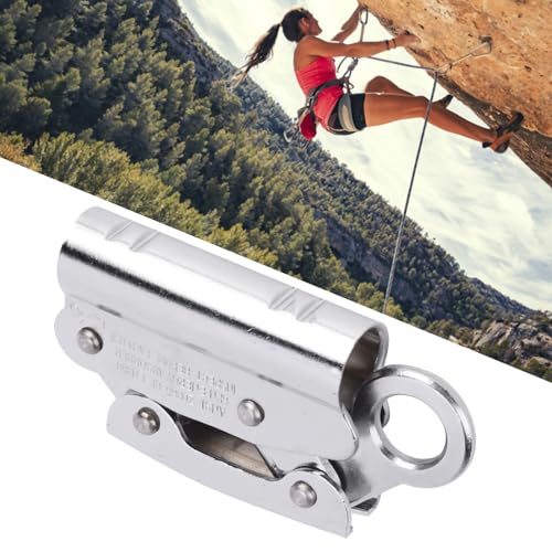 6KN Alloy Steel Climbing Anti Fall Self Locking Equipment, High Load Bearing, Reverse Grip Blocking Tooth Design, for Aerial Working, Maintenance, Construction, Pwshymizvpgawoqh6